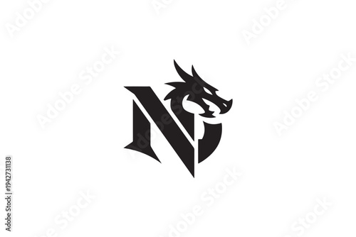 Distinctive 'nd' logo featuring a fierce dragon head and stylized lettering