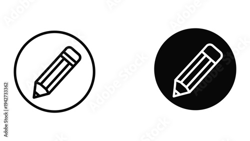Pencil Edit Icon Interface Command
