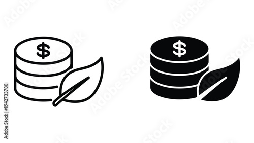 Money Leaf Finance Concept Growth Investment