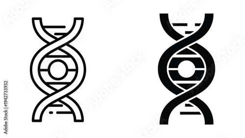 DNA Helix Structure Science Concept