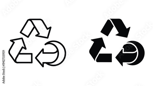 Recycle Symbol Arrows Eco Cycle