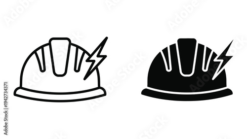 Hard Hat Electrical Safety Symbol Commercial
