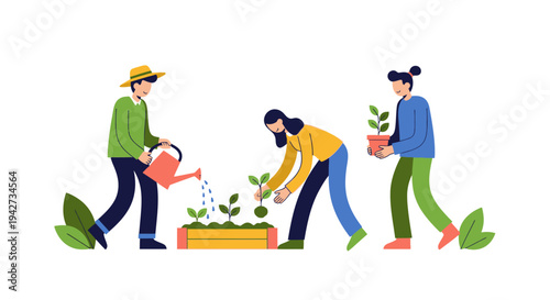 Environmental Peacebuilding Renewable Energy Innovation for Global Peace and Stability Modern Flat Vector Design Illustration