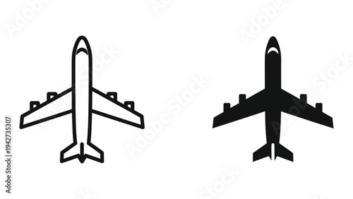 Airplane Aviation Transport Commercial Graphic