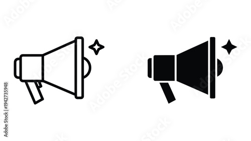Megaphone Announcement Sound Vector Communication