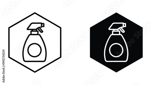 Spray Bottle Icon Service Commercial Context