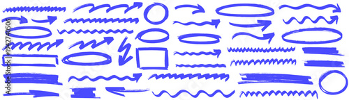 Lively highlight with marker draw underline and circle, highlight and marker animate line, brush, pen, mark and arrow shapes.