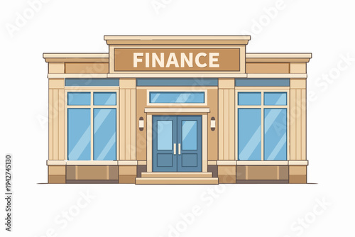 Finance building facade representing banking and investment services