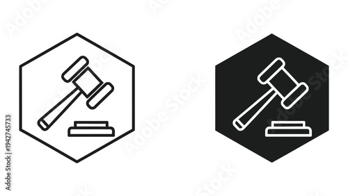 Gavel Symbol Justice Decision Authority