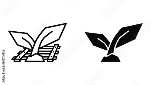 Seed Sprout Growth Business Icon