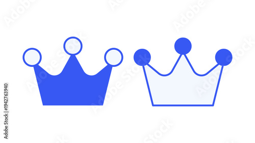 Crown Premium Symbol Representing Luxury Membership Royal Status And Exclusive Access Color Icon Set