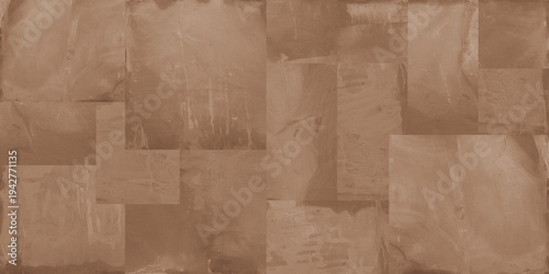 Abstract brown textured background illustration with overlapping rectangular shapes and subtle grunge effect, ideal for modern design projects