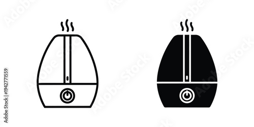 Humidifier Appliance Steam Vapor Device Commercial Icon