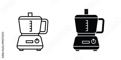 Blender Appliance Icon Kitchen Tool Commercial Asset