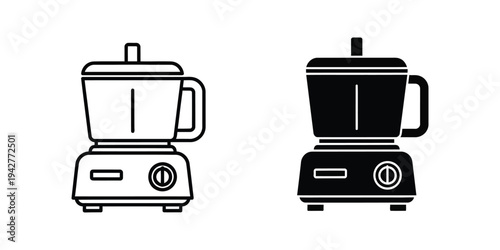 Food Processor Blender Icon Commercial Use