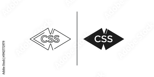 CSS Logo Design Vector Graphics Style Development
