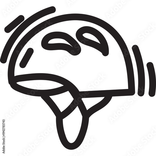 Dizzy Head Icon Outline