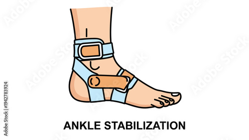 Ankle support device for injury recovery and stabilization