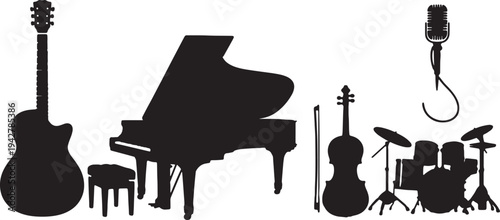 musical instruments set