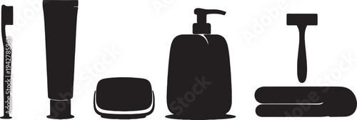 make up brushes isolated