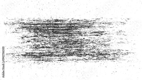 Black horizontal brush stroke texture with white speckles and grunge effect rough