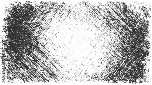 Black and white distressed grunge texture with diagonal scratches and speckles scratchy