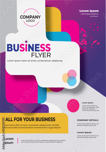Professional Company Introduction Flyer Template