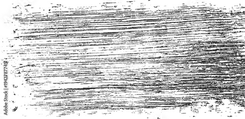 Black and white horizontal distressed wood grain texture with rough surface and visible imperfections