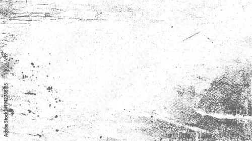 Textured abstract background with scattered dots and horizontal lines in shades of gray and white