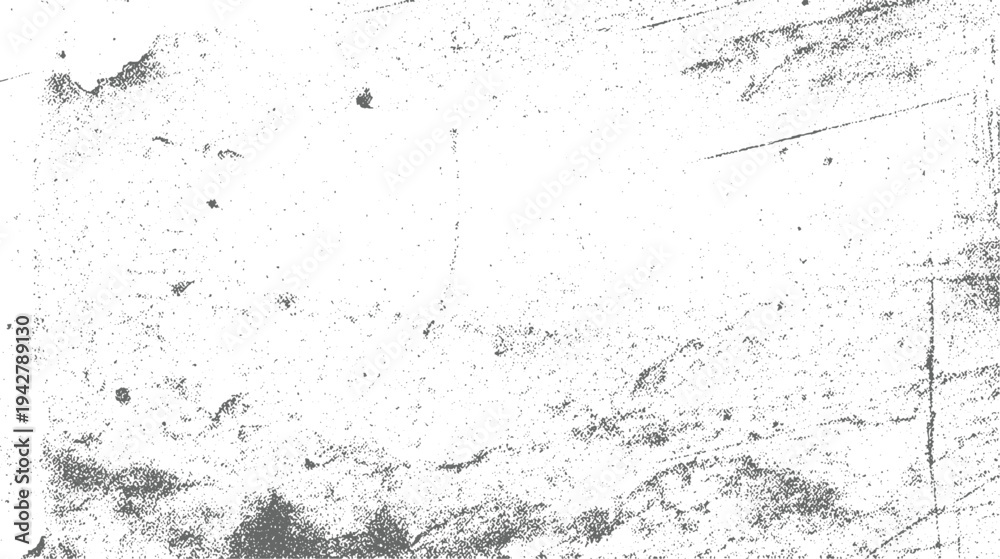 Obraz premium Textured grey speckled pattern with subtle linear scratches on white background