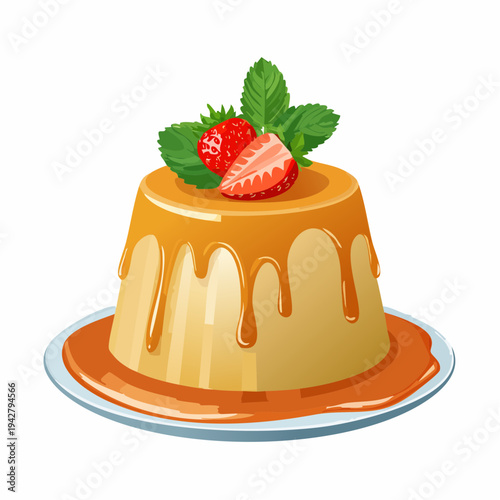 Süßes mit Erdbeeren