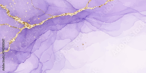 Abstract blue watercolor background with textured white frost splashes and frozen ice crystals depicting a cold winter sky on paper