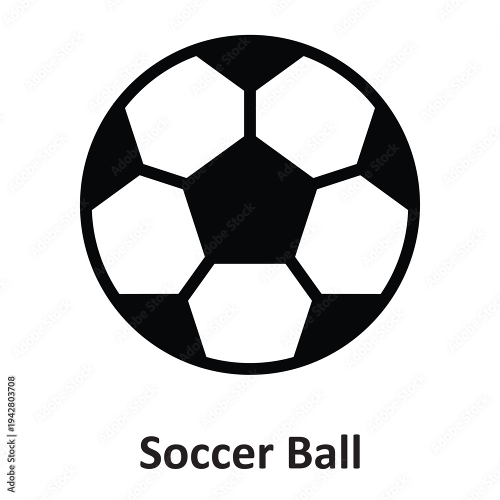Obraz premium Soccer Ball Vector icon which can easily modify or edit