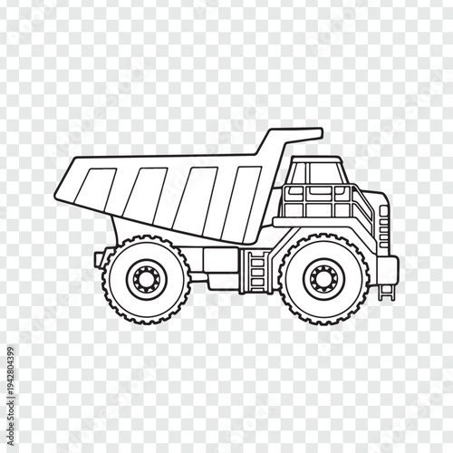 Cartoon vector illustration of an agricultural tractor vehicle and construction machinery icon for farm transport and industry equipment design