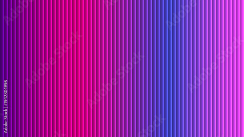 A vibrant and colorful abstract background featuring a gradient of vertical stripes transitioning from blue to purple