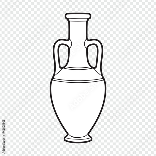 Perfume bottles and vases isolated on white background