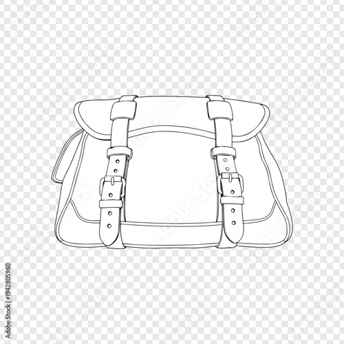 Black leather belt with leather shoes and construction tools icon set