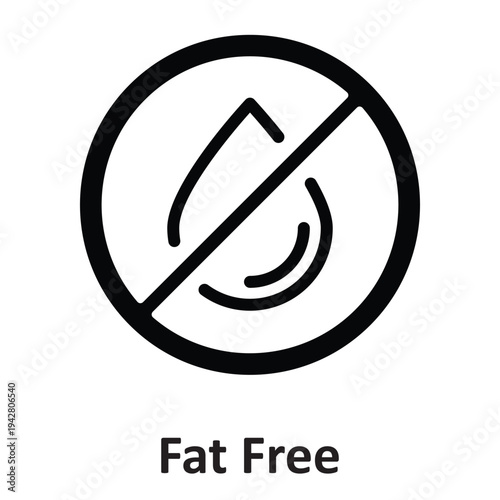 Fat Free Vector icon which can easily modify or edit