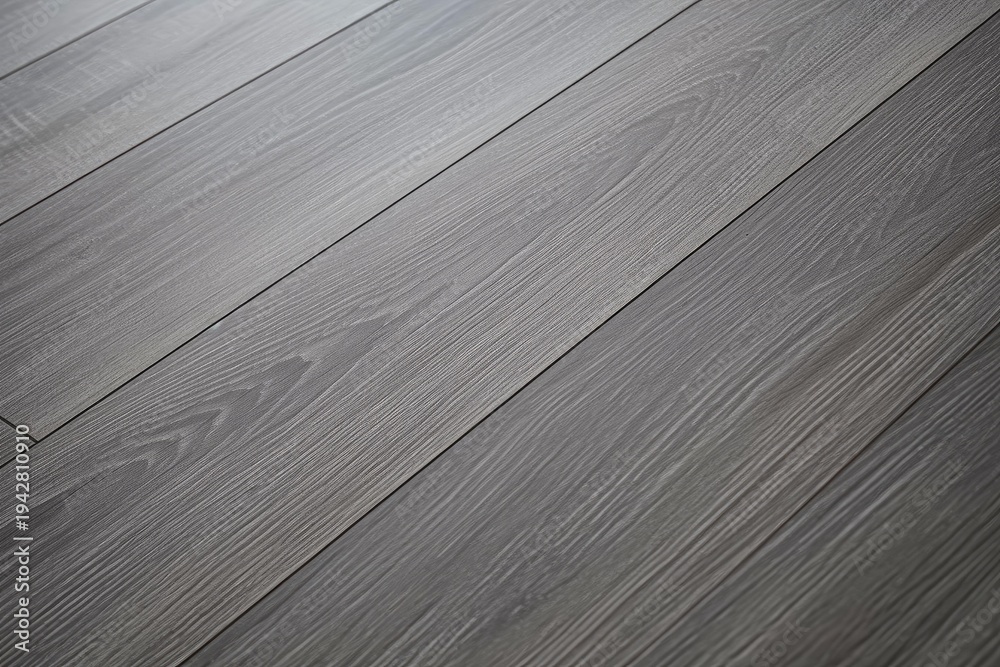 Obraz premium Grey wooden floor planks creating an interior background with natural texture