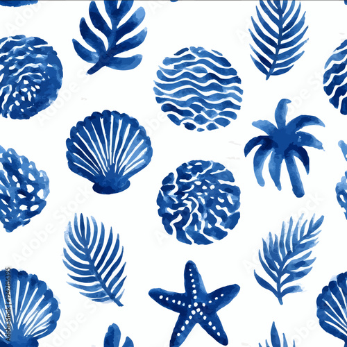 isolated clipart image of watercolor geometric Watercolor Patterns a handpainted watercolor designs that perfectly capture the essence of beach s