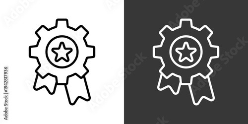 Quality Management Icon Set Vector Collection Isolated In Black And White