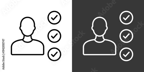 Skill Icon Set Vector Collection Isolated In Black And White