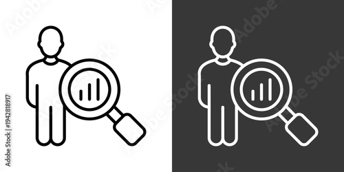 Performance Review Icon Set Vector Collection Isolated In Black And White