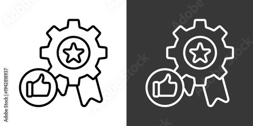 Appraisal Icon Set Vector Collection Isolated In Black And White