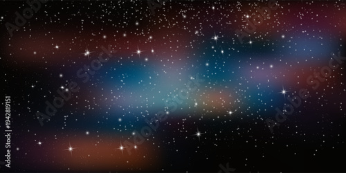 Star universe background, Stardust in deep universe, Milky way galaxy, Vector Illustration. Eps10