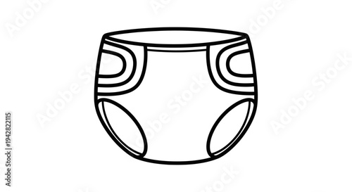 Baby Underwear Diaper Pant Design.