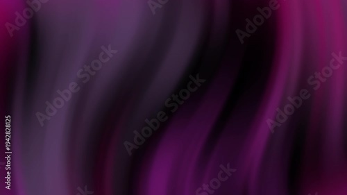 Abstract vibrant wave background with rich shades of purple, pink, and black creating dynamic fluid motion for artistic and design projects