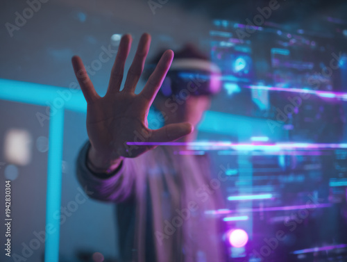 VR Interaction in Futuristic Setting