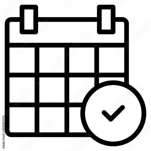 Event timeline icon vector illustration.