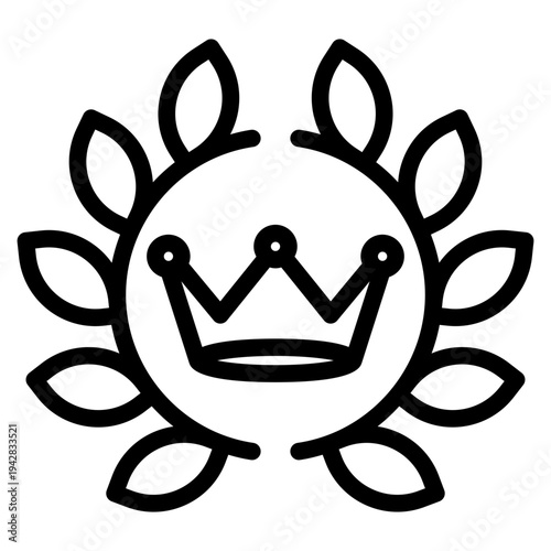 VIV icon vector illustration.